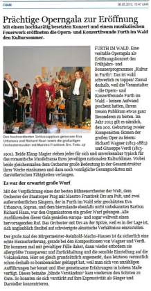 Mittelbayrische Zeitung 6.5.2013
